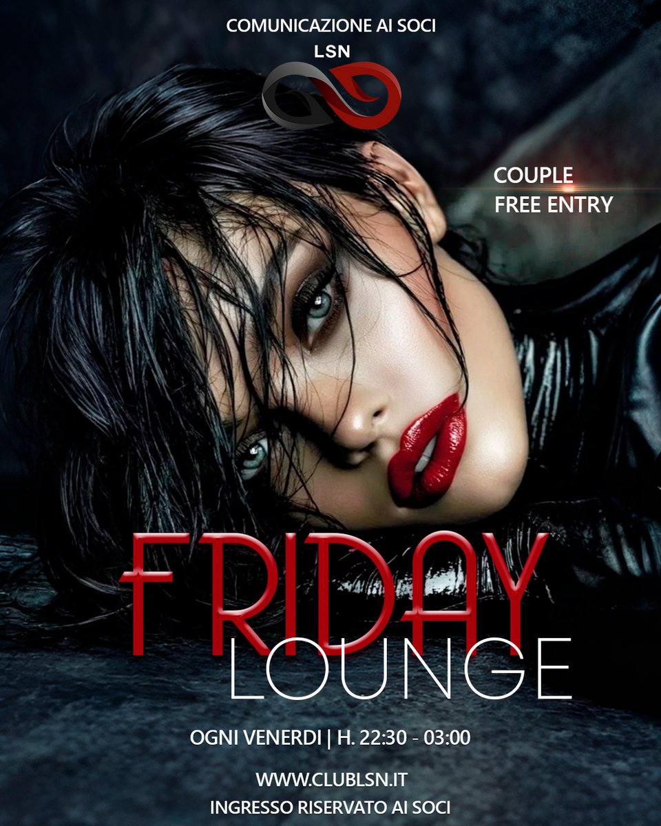 LSNCLUBPRIVE's tweet photo. 𝗙𝗥𝗜𝗗𝗔𝗬 𝗟𝗢𝗨𝗡𝗚𝗘 😈

Sarete accolti da un ambiente caldo e avvolgente, a luci soffuse potrete gustarvi un ottimo cocktail accompagnati da un dolce sottofondo lounge.

Una notte all’insegna del meet&amp;greet!

Vi aspettiamo…

 #clubprivè https://t.co/UM7VONphYE