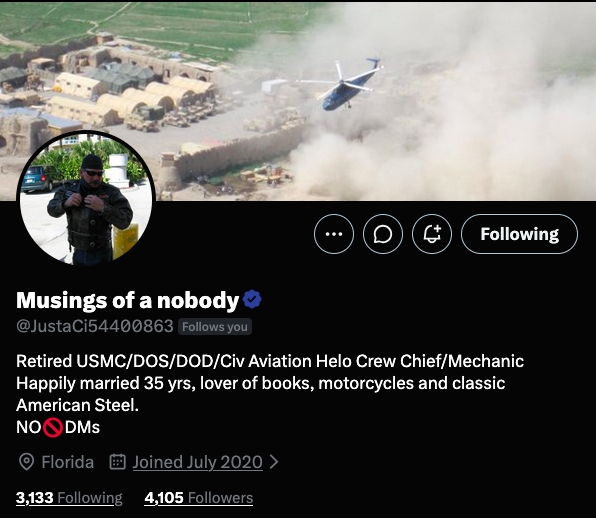 JayJosephVet's tweet photo. Join these 4 United States Veterans in assisting them as they build a foundation

@poserbro116 US Army Vet

@BernieW63 US Army Vet

@JustaCi54400863 USMC Vet

@Brandon15066595 Retired US Army

Do you have a spot for them and meet some great new friends? https://t.co/qOamOJAMTE