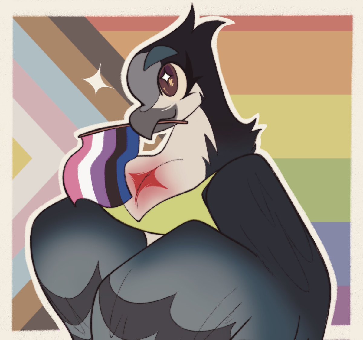 MAVL0T0V's tweet photo. happy pride 🩶🖤 https://t.co/qpdY6Dtq87