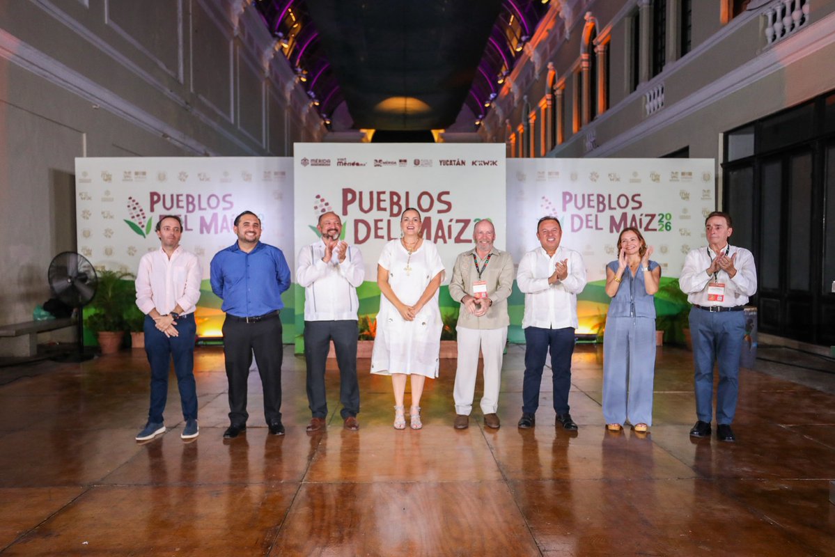 CeciliaPatronL's tweet photo. 🌎✨ K’íiwik mostró al mundo lo mejor de Mérida y Yucatán

Mérida fue sede de K’íiwik 2026, un encuentro que reunió a compradores, tour operadores y representantes turísticos para fortalecer la promoción de los destinos del Mundo Maya.

En su clausura compartimos una muestra de nuestra gastronomía, artesanías y tradiciones, porque la mejor manera de conocer una ciudad es a través de su gente, su cultura y sus sabores.

🤝 Seguimos compartiendo con el mundo la riqueza cultural, gastronómica y humana que distingue a Mérida y Yucatán.

#MeridaContigoEsMejor