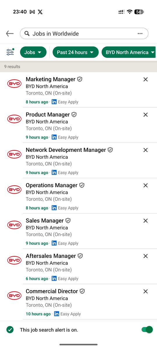 jhaverinator's tweet photo. After Zeekr/Geely Group, BYD has started building its team in Canada! https://t.co/qLw13pOgyX