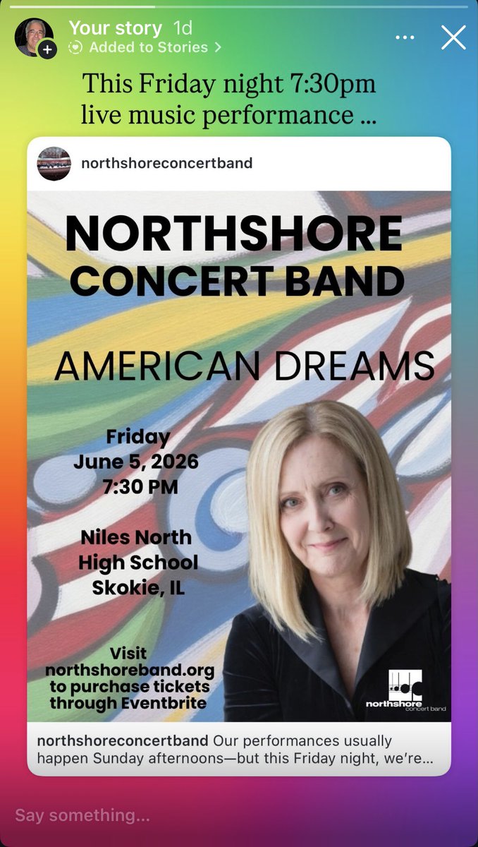 MichaelHeimlich's tweet photo. “Here's your chance to preview the program book for our summer concert, American Dreams!
https://t.co/3pGdlW73lB “
https://t.co/MFzgyh9kjq
— Northshore Concert Band — 
Facebook 
https://t.co/LjZYHtqQTz
Instagram 
https://t.co/cMjT8dNyMU
Musicians For Life 
#MusiciansForLife https://t.co/fl4xbkZayj