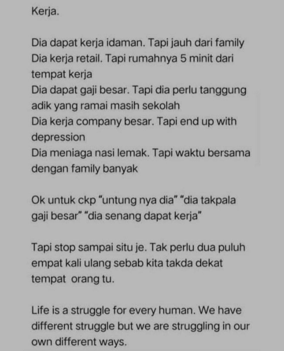 jentikhati's tweet photo. Selagi masih boleh menghasilkan duit secara halal, buatlah dan selagi mampu bekerja,dan berezeki kerja, kerjalah.

Seimbangkan antara dunia dan akhirat.

Mudah-mudahan kita semua berjaya di dunia dan akhirat. Aamiin.. https://t.co/9eInw1yeBo