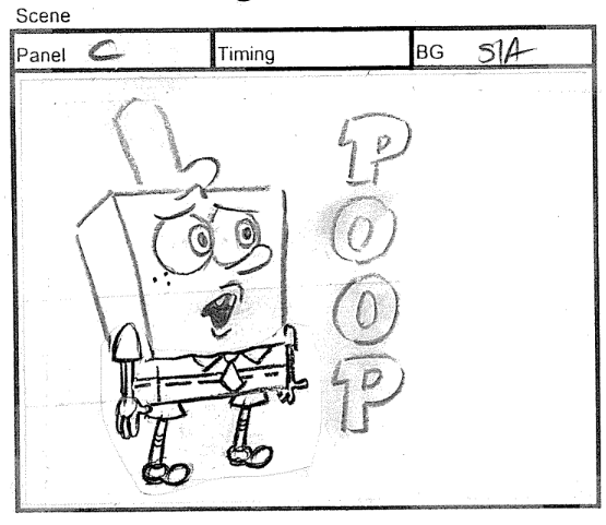ArtofSpongebob's tweet photo. A drawing by C.H Greenblatt from "Krusty Krab Training Video." https://t.co/hd3lMPeme4
