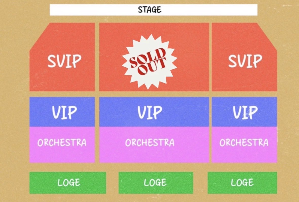 izzzzzy67's tweet photo. SVIP CENTER SOLD OUT AGAD AGAD 

HEATHs TIME TICKETSELLING
#HMJConcertOnJuly19 https://t.co/d8Bzy2MPkR
