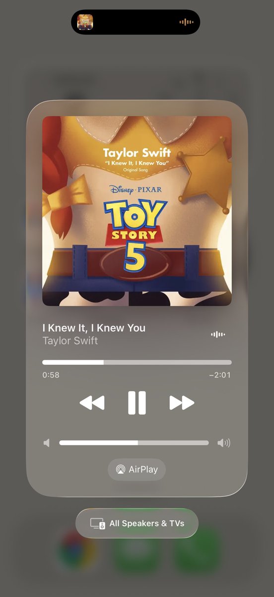 in2swift_'s tweet photo. @taylornation13 @Pixar @toystory @taylorswift13 best early birthday gift I could ask for, this WILL be on repeat ❤️ #IKnewItIKnewYou https://t.co/RyCeCZQtkH