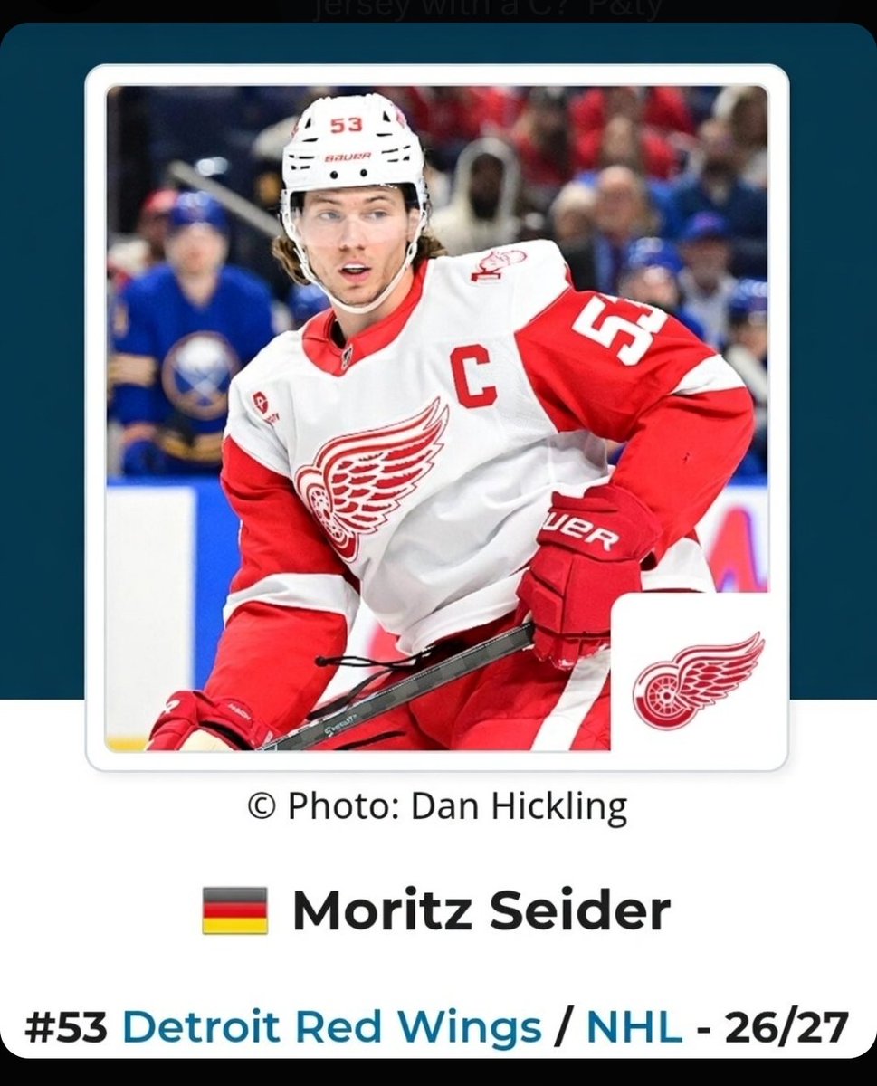 AlienHobo's tweet photo. Mo Seider, Captain
Detroit Red Wings #lgrw
--
I wonder if Yzerman trades away all the weaklings on the squad &amp; make it more rough &amp; tumble to suit Mo?   Knowing Stevie Y, he'll give the C to Chiarot... or Raymond.  And he wonders why the Wings don't win - we're not Toronto.  🫠 https://t.co/xiIoX75nQa