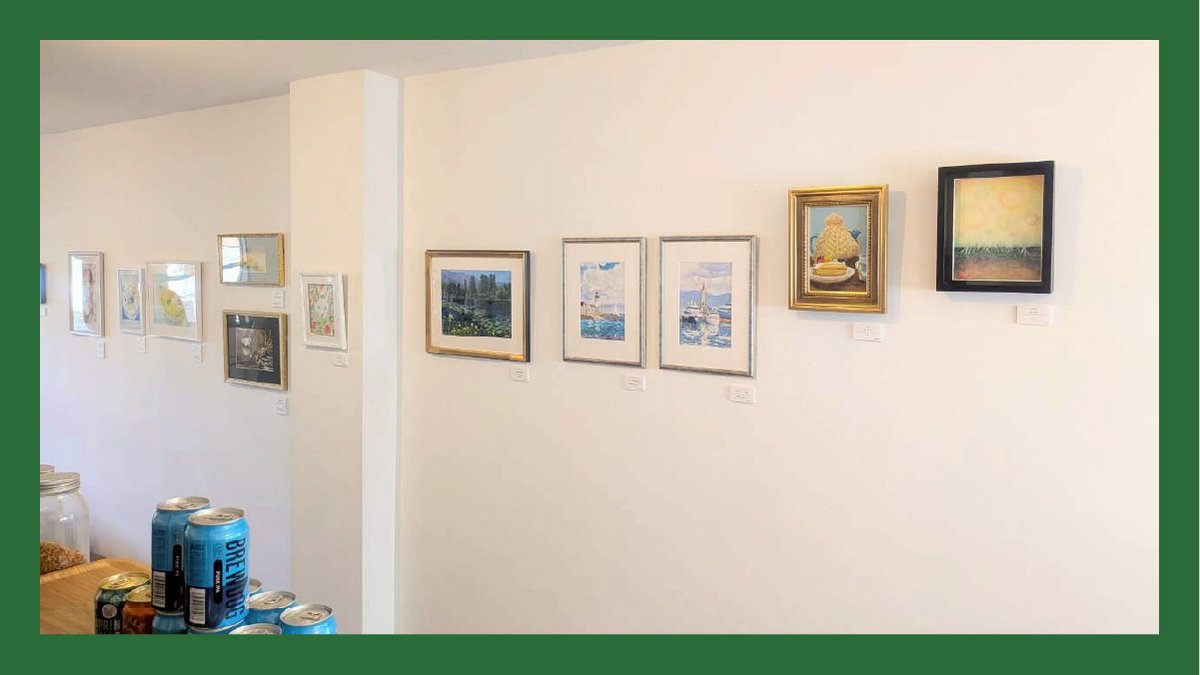 WN_ArtClub's tweet photo. #WN美術部展2026 《クロッシェンド》
本日開催中です！
暑くもなく寒くもなく、過ごしやすい日ですね。

それぞれの額縁の中に、それぞれの世界。
作品ごとに小さな旅をお楽しみください✨️ https://t.co/Si6SX3IIR7