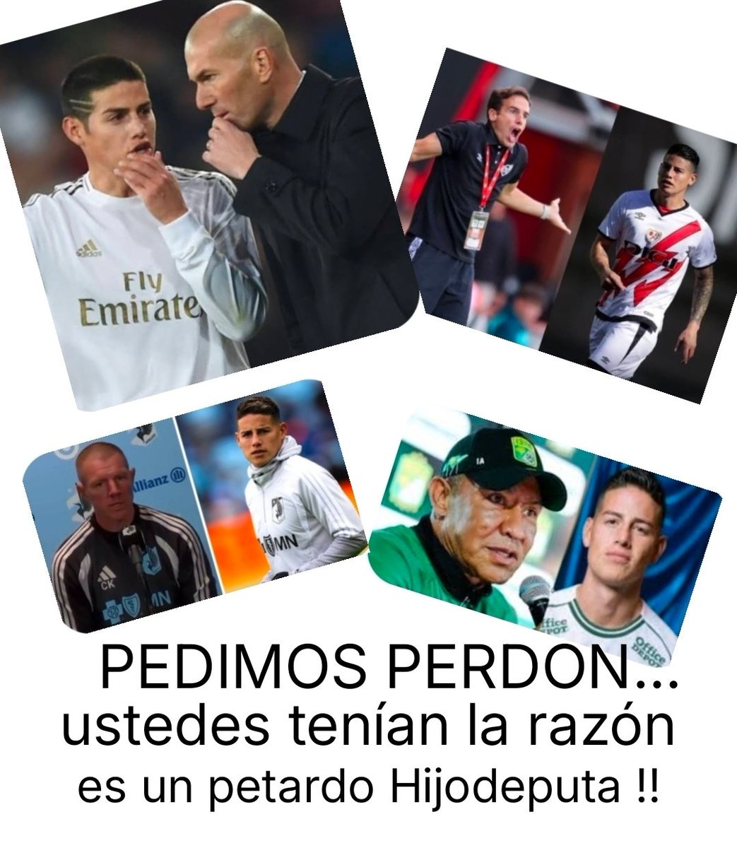 eldelduke's tweet photo. Siempre nos dijeron lo que pensaban de James Rodriguez y no creímos 😔 https://t.co/Nxx8WpVE5A