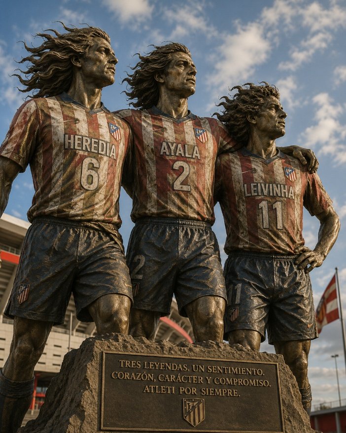 Miguel04164366's tweet photo. Por una estatua @Atleti más o menos así https://t.co/pyFA5WhMAE