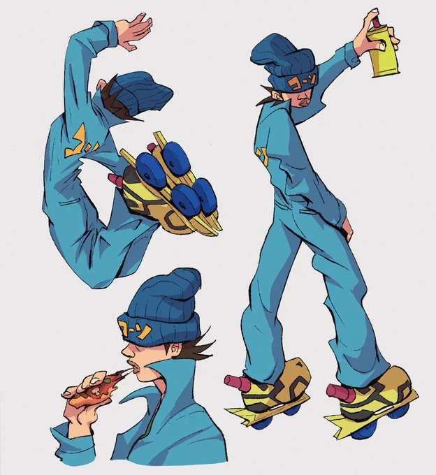 Repost some of my Jet Set Radio Arts! #jetsetradio #jsr