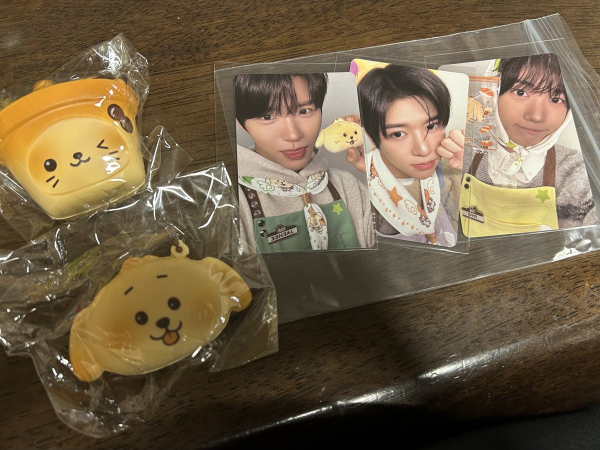 kuriham_'s tweet photo. 【交換】NCT WISH nctwish bakery うぃし ベーカリー ランダム 特典 トレカ スクイーズ

譲→シオン ユウシ(バブルニャン) ジェヒ リョウ 

求→リク、クリ

♡郵送またはペンミ両日手渡し可能
　お気軽にお声がけください https://t.co/gUrWEpdABs