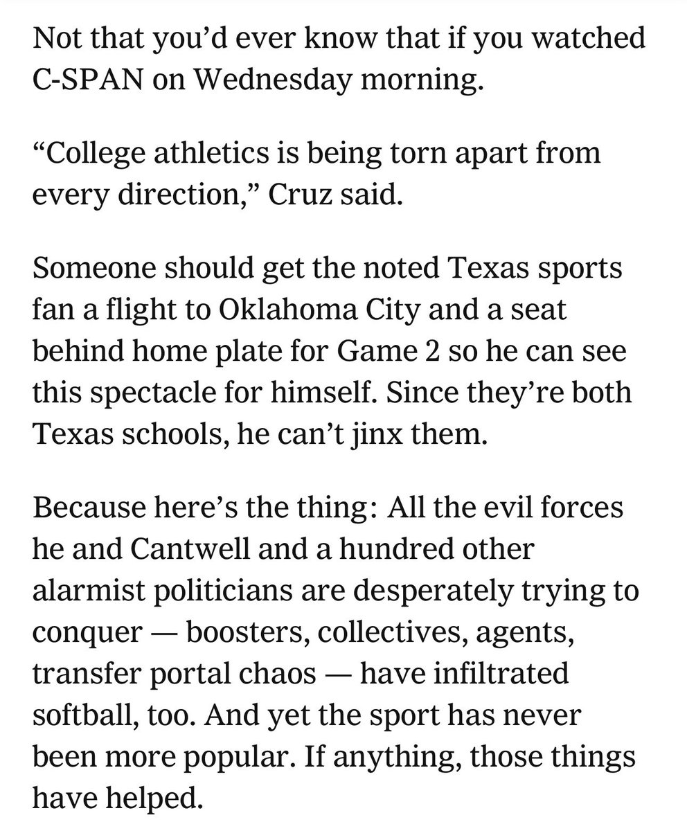 WinterSportsLaw's tweet photo. College sports are more popular than ever.

Especially women’s sports.

And in part, it’s because of the changes to college athletics over the past 5 years.

Don’t listen to the alarmist narratives being spun in order to place restrictions back on athletes. https://t.co/FfAyj6CG5j