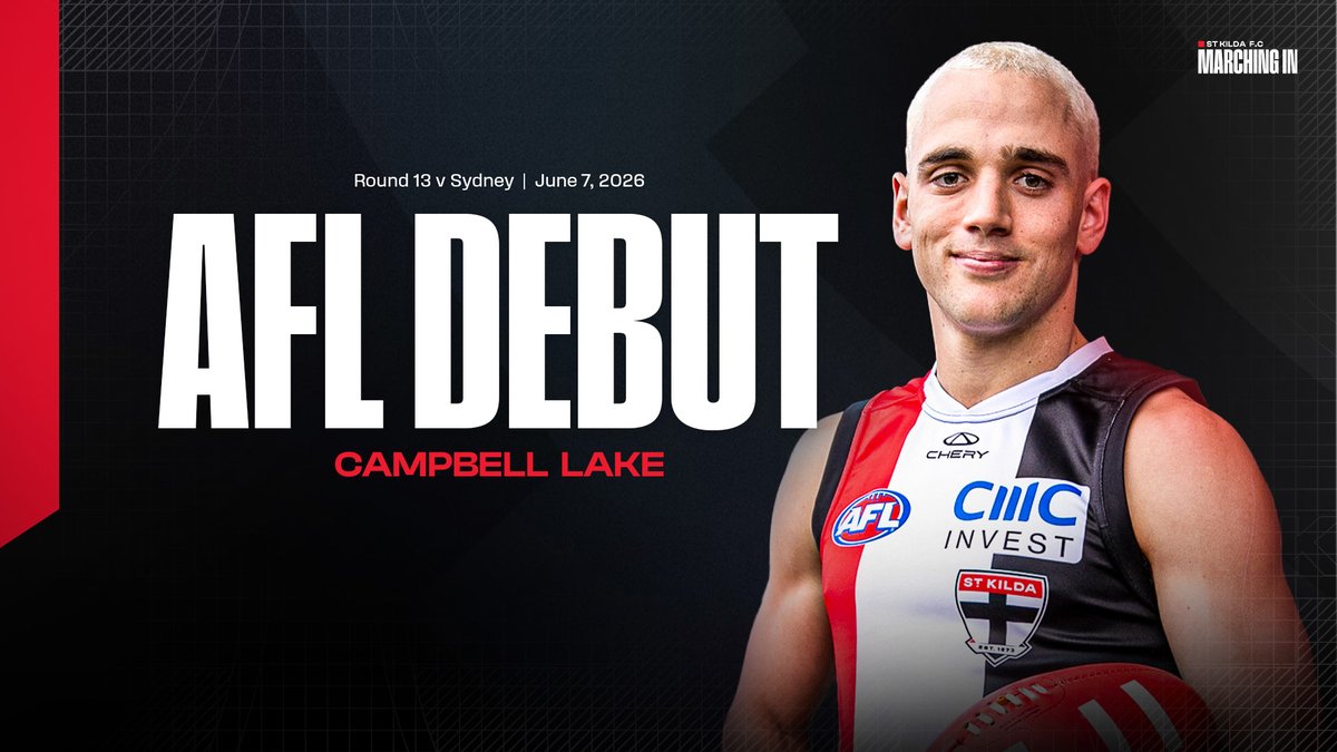 stkildafc's tweet photo. Campbell Lake is IN 😇

MEDIA RELEASE 📝: https://t.co/c1x280QjO4 https://t.co/L9lwGfcCud