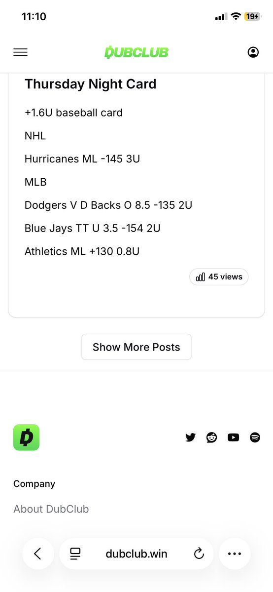 Danefredbets's tweet photo. THURSDAY RECAP🚨

4-4 -1.13U☹️

Braves had two outs two strikes in the 9th inning Blue Jays were sitting at 3 runs then give up a single to make us miss then gave up 3 more runs. A’s led 6-1 lost 7-6 if just one of those hit we would’ve had a green day but we’re back tomorrow https://t.co/t5dIMcW8vI
