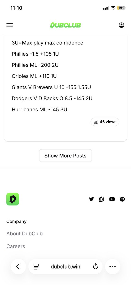 Danefredbets's tweet photo. THURSDAY RECAP🚨

4-4 -1.13U☹️

Braves had two outs two strikes in the 9th inning Blue Jays were sitting at 3 runs then give up a single to make us miss then gave up 3 more runs. A’s led 6-1 lost 7-6 if just one of those hit we would’ve had a green day but we’re back tomorrow https://t.co/t5dIMcW8vI