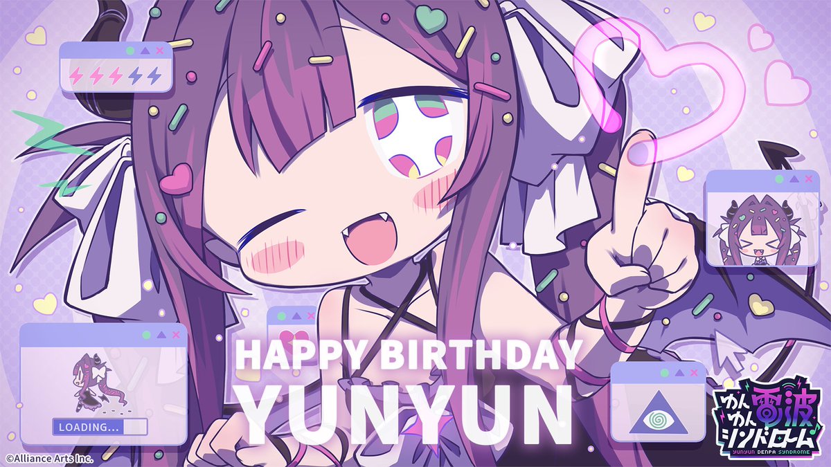 QDenpaReceivers's tweet photo. ⚡️HAPPY BIRTHDAY⚡️
本日6月6日は「ゆんゆん」の誕生日です
ゆんゆん、おめでとう！ https://t.co/o1cVSAk8eu