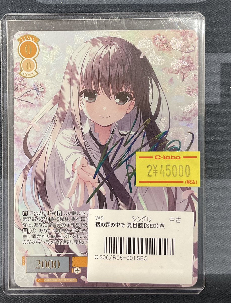 ヴァイスシュヴァルツロゼ 販売情報】 櫻の森の中で 夏目藍 SEC 特価