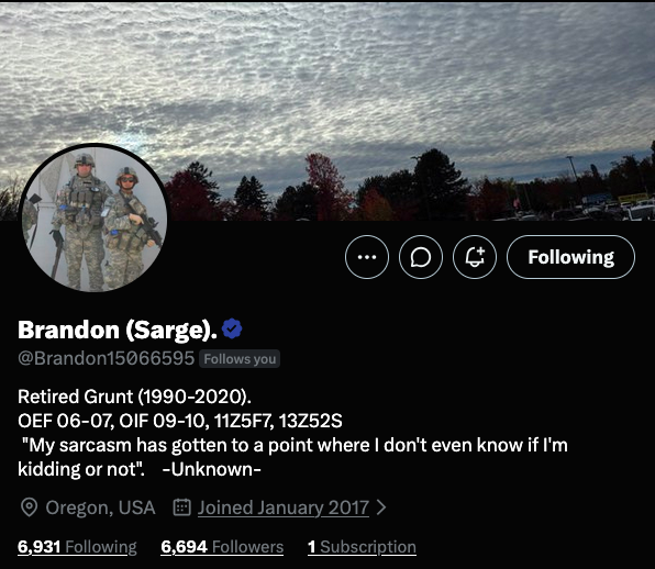 JayJosephVet's tweet photo. Join these 4 United States Veterans in assisting them as they build a foundation

@poserbro116 US Army Vet

@BernieW63 US Army Vet

@JustaCi54400863 USMC Vet

@Brandon15066595 Retired US Army

Do you have a spot for them and meet some great new friends? https://t.co/qOamOJAMTE
