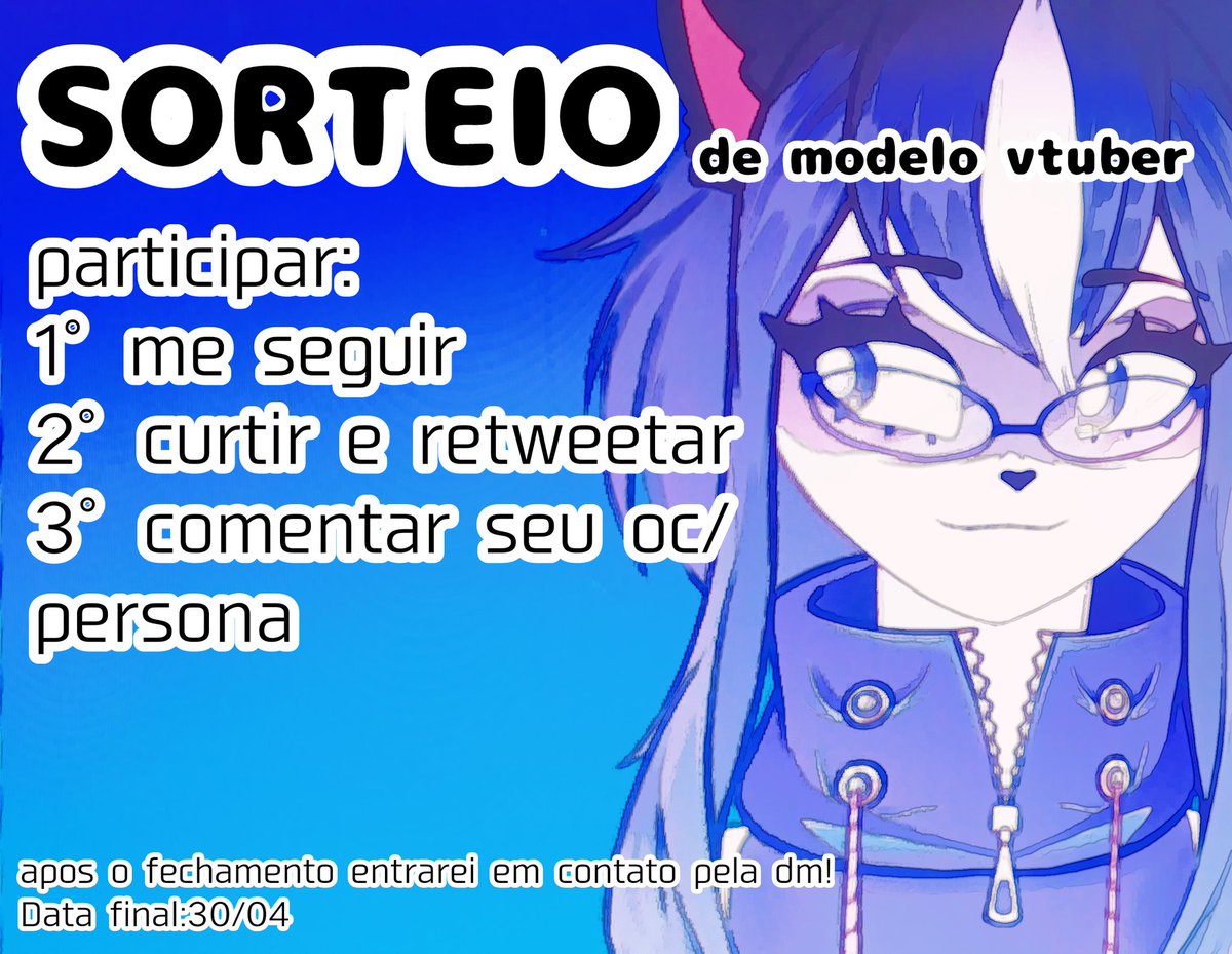 Lala_Art12's tweet photo. ✨SORTEIO DE MODELO VTUBER!✨

🥇= Modelo Completo;
🥈= Modelo Chibi;
🥉= Modelo Chibi (porém sem rigging,ou seja,sem a parte do modelo animado);

Boa sorte a todos,espero que gostem! Obs: caso prefira pode enviar seu oc na dm.
#vtuber #artㅤㅤㅤㅤ https://t.co/fErouSYT06