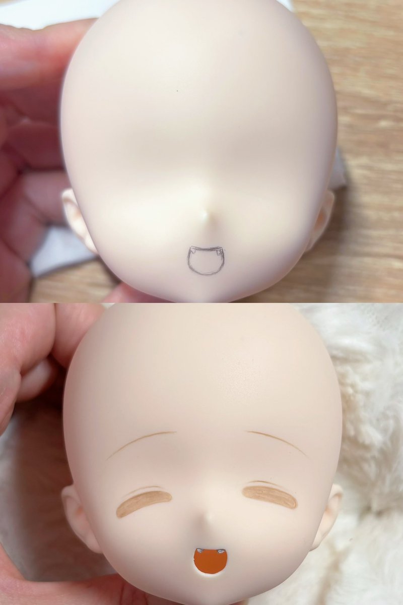 Nko_doll's tweet photo. 制作中の子☺️ https://t.co/mgxX2swKlT