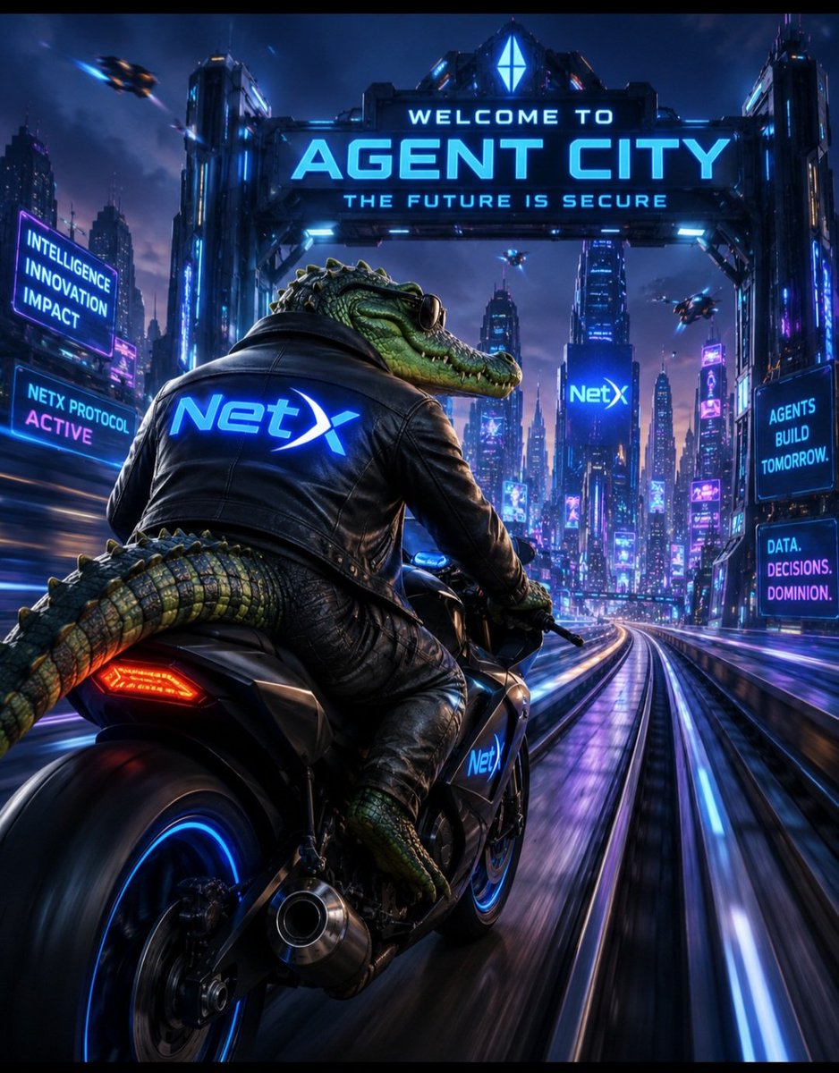 Daithimacliam83's tweet photo. 🏍️ The Road to Agent City Isn't a Dream Anymore. It's Under Construction.
While most are still debating what the future of #AI will look like, the foundations are already being laid.
Trust. Governance. Compliance. Coordination.
These are the rails that intelligent economies will run on.
Agent City isn't just a destination—it's a glimpse of a world where autonomous agents, enterprises, payments, and data move seamlessly within a trusted framework.
The Croc is on the move. The tracks are lit. The infrastructure is coming alive.
Next stop: #AgentCity #Powered_by_Netx  @netx_world #Weajapan #Netstars #StarPayX #Web3 #Stablecoins #crypto #RWA