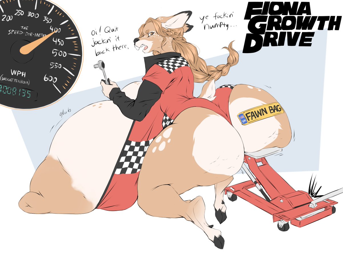 DullVivid's tweet photo. Fiona Growth Drive - Day 4 

need a 2-ton jack just to lift all that ass https://t.co/RqWZ1sT6oo