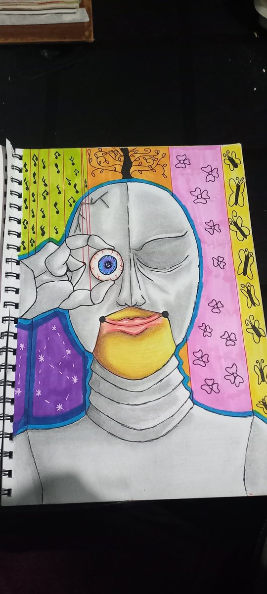 TheDragon908VT's tweet photo. Otro Dibujito esta vez estilo surrealista de nombre: El Ojo De La Marioneta.
Espero les guste.
#art #dibujo #dibujotradicional https://t.co/xhXuU6cKhH