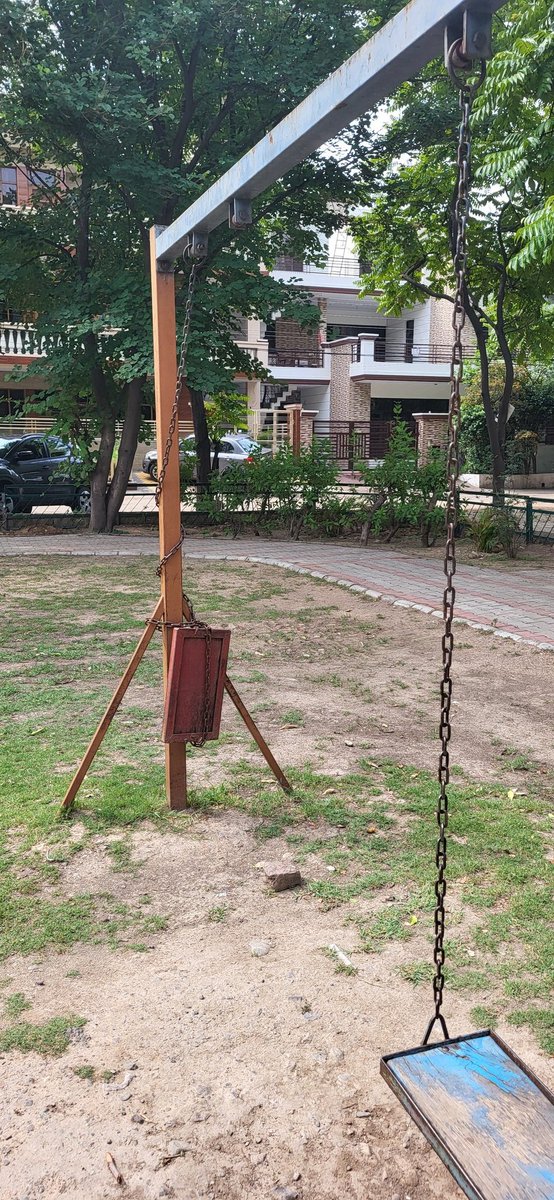 HSMatharu10's tweet photo. @HUDPunjab request to pls get these fixed in Park 1, sector 80. Many kids play here &amp; its very risky. 
@AAPPunjab https://t.co/6of9WvggyS