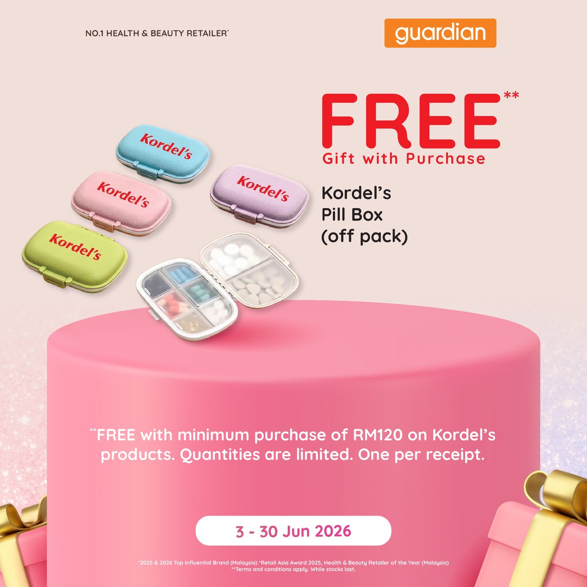 GuardianMYS's tweet photo. More picks, more savings! 😍  3 - 30 Jun 2026 🛒
From beauty must-haves to everyday essentials, there are plenty of FREE gift deals waiting for you 🎁 Shop now with guardian and bring home more while stocks last! 🧡https://t.co/jd4FE7nMNQ https://t.co/xV16n8kLel