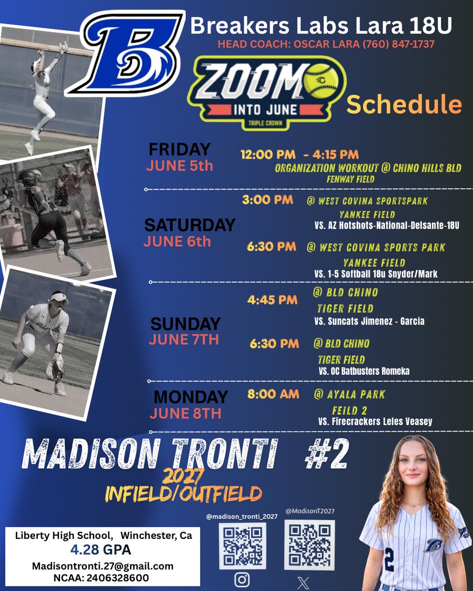 MadisonT2027's tweet photo. @EBCoachA I hope to see you there!!! Safe Travels! https://t.co/fmbn7TLuP2