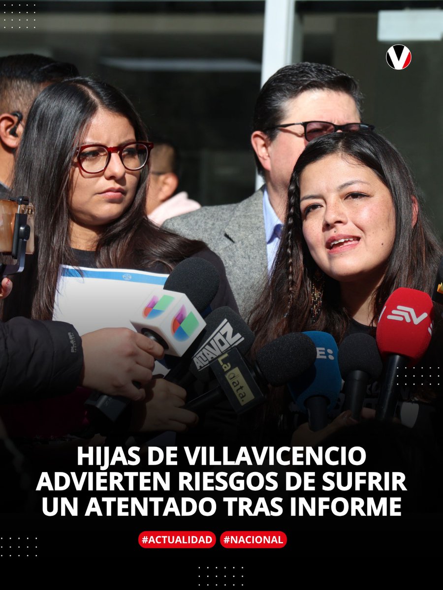 revistavistazo's tweet photo. ⚖️ Amanda y Tamia Villavicencio reaccionaron al informe final sobre el magnicidio de su padre y advirtieron sobre quiénes serían los responsables esi llegaran a sufrir un atentado. Esto dijeron
▶️ https://t.co/EUYptuhVGh https://t.co/ahh5D7sO1t