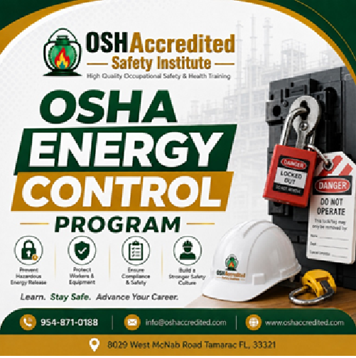 oshaccredited's tweet photo. Master LOTO with the OSHA Energy Control Program at OSHAccredited Safety Institute. Prevent hazardous energy releases on the job!
Visit us at https://t.co/Uy3lomvqh0

#LOTO #EnergyControl #OSHA #MachineSafety #WorkplaceSafety https://t.co/YCU2yZBQfP
