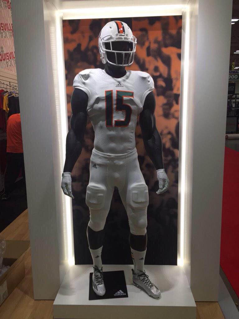 SDStweetz's tweet photo. @King_Szn10 At all! dk if you remember when Miami/Tech both swapped to Adidas and they had the ACC Day our uniforms were basically plain bc they just had to have a new adidas uniform there. And then a month or so later we saw our actual uniforms we were wearing. Hoping the same thing here. https://t.co/GuqiUEK3Nz