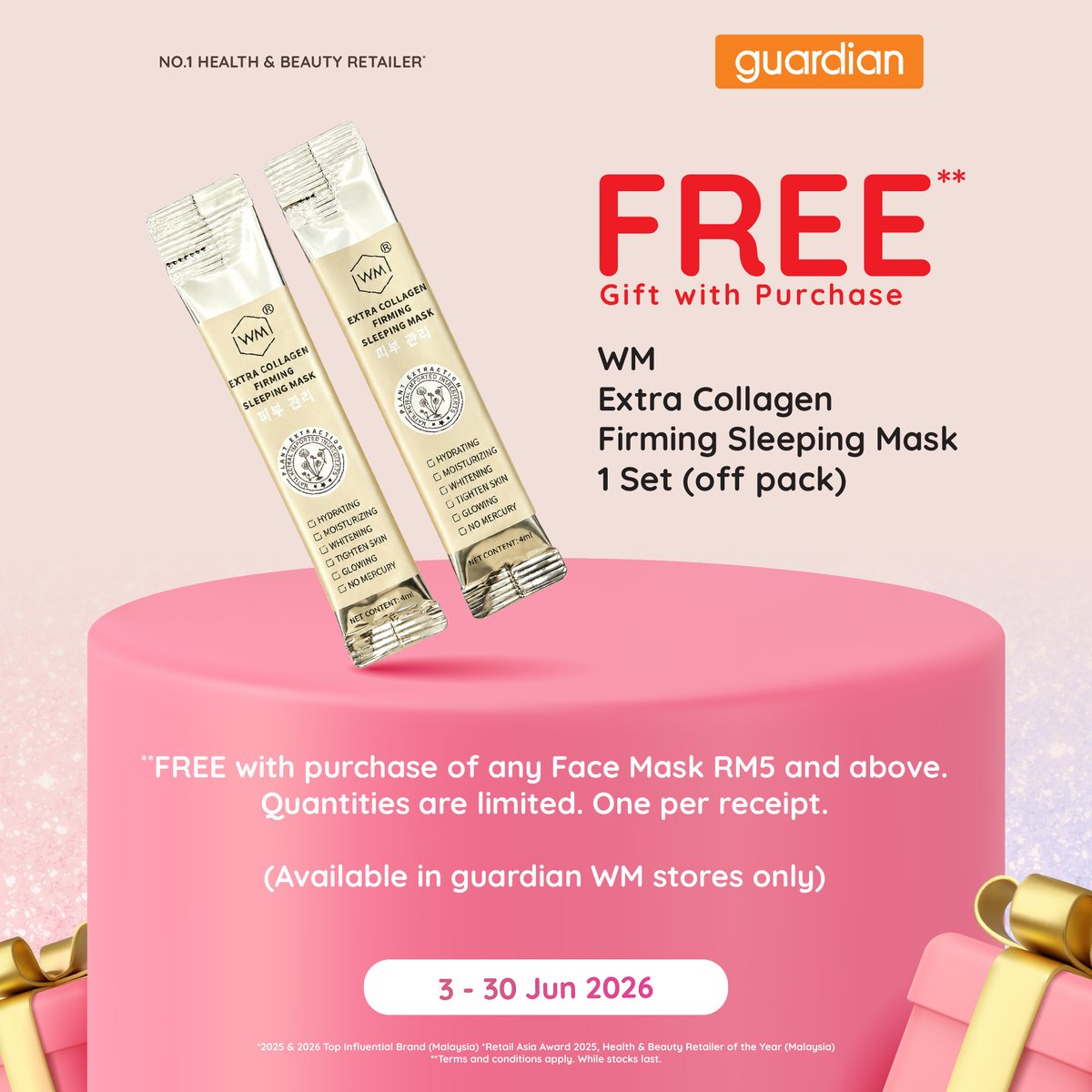 GuardianMYS's tweet photo. 🎁 𝗦𝗵𝗼𝗽 𝗬𝗼𝘂𝗿 𝗙𝗮𝘃𝗲𝘀, 𝗕𝗿𝗶𝗻𝗴 𝗛𝗼𝗺𝗲 𝗠𝗼𝗿𝗲 | 𝟯 - 𝟯𝟬 𝗝𝘂𝗻𝗲 𝟮𝟬𝟮𝟲 ✨ Enjoy FREE gifts with selected purchases from participating brands. Limited stocks only! 🛍️ https://t.co/HjJr8gEnmG https://t.co/e1lGjLBdXG
