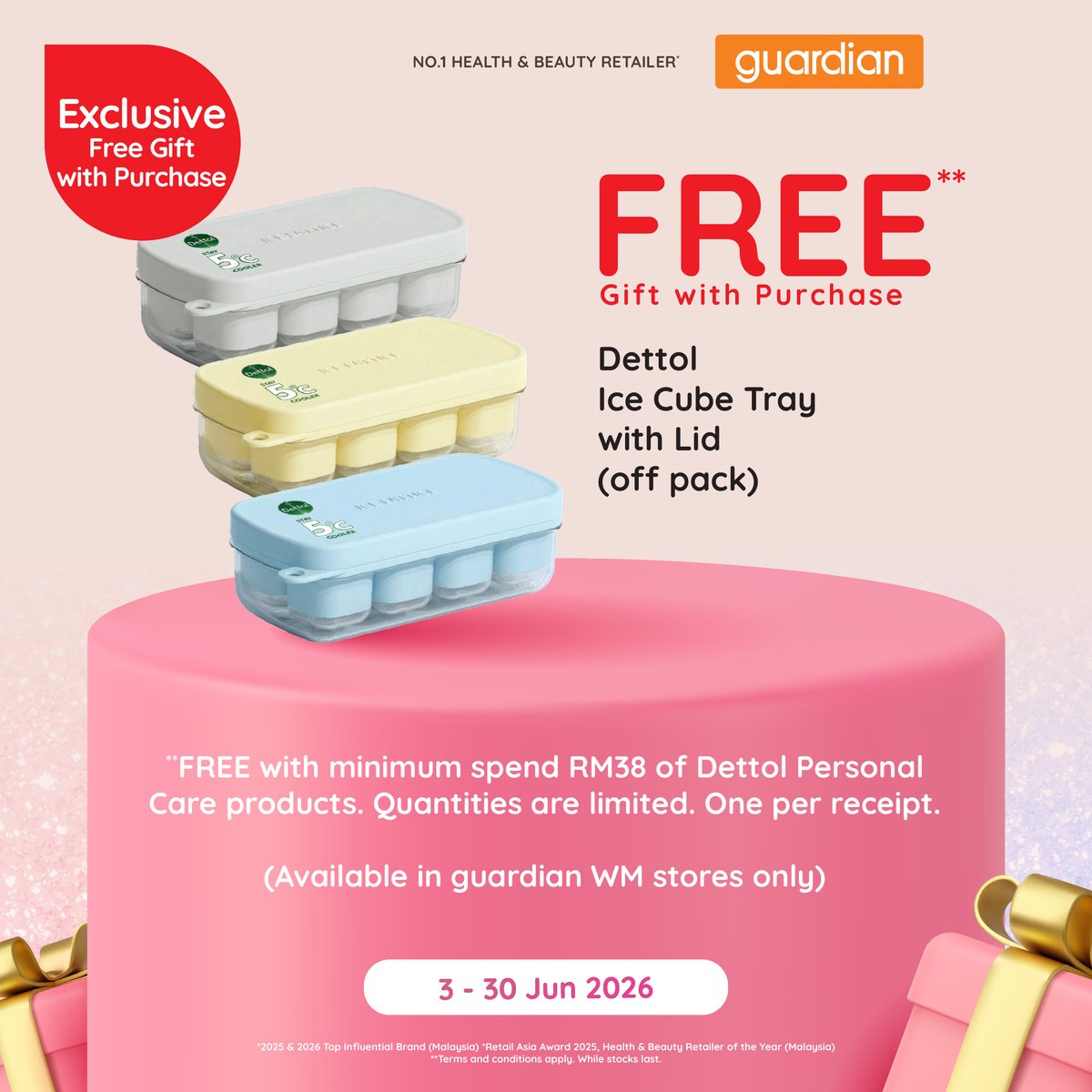 GuardianMYS's tweet photo. 🎁 𝗦𝗵𝗼𝗽 𝗬𝗼𝘂𝗿 𝗙𝗮𝘃𝗲𝘀, 𝗕𝗿𝗶𝗻𝗴 𝗛𝗼𝗺𝗲 𝗠𝗼𝗿𝗲 | 𝟯 - 𝟯𝟬 𝗝𝘂𝗻𝗲 𝟮𝟬𝟮𝟲 ✨ Enjoy FREE gifts with selected purchases from participating brands. Limited stocks only! 🛍️ https://t.co/HjJr8gEnmG https://t.co/e1lGjLBdXG