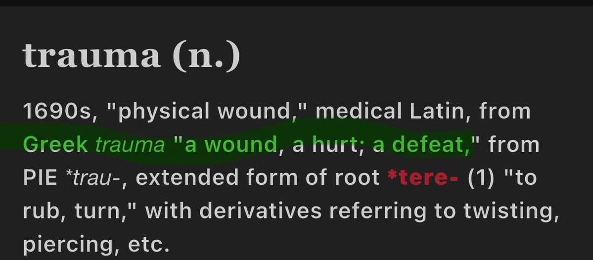 mare_go_round's tweet photo. @HatfieldlawDean @RealEmirHan I mean, trauma just means wound. https://t.co/3RQi8hb1j0