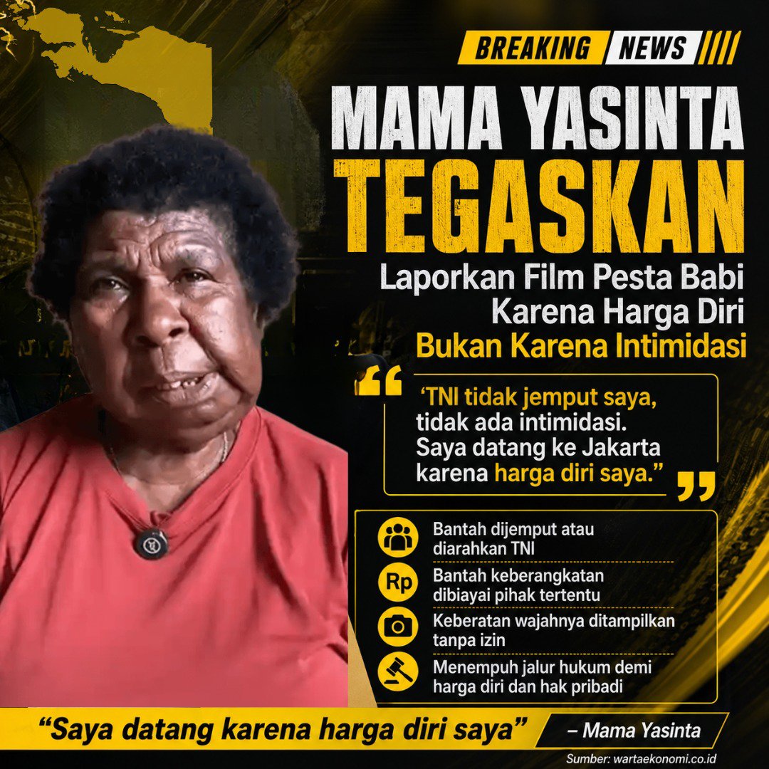 Fresh_Graduate1's tweet photo. @HidupNusantara Keadilan untuk Mama Yasinta datang ke Jakarta bukan karena intimidasi dsri pihak manapun https://t.co/nReIZ17MKP