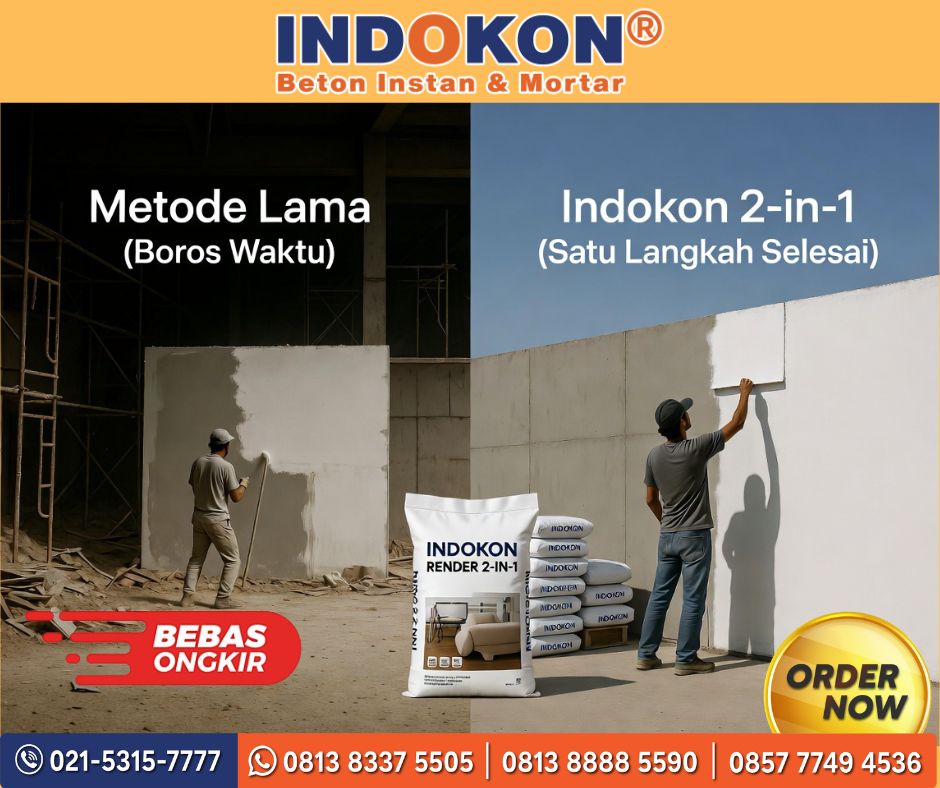 indokon1's tweet photo. 🚨 2026 MASIH PLESTER DULU,ACI BELAKANGAN? 😏
2 kerja buat 1 dinding.
Plester.
Tunggu kering.
Aci lagi.
Buang waktu lagi.⏳
Render 2-in-1 Indokon:
✔Plester+aci cukup sekali kerja
✔Hemat waktu
✔Material lebih efisien
“Kalau bisa sekali jadi, kenapa harus dua kali?”
#Render2in1 https://t.co/iwhXgeLugb