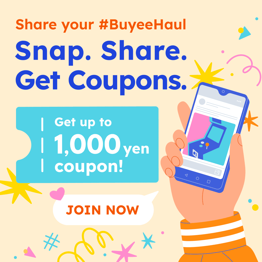 Buyee's tweet photo. 🚀  BuyeeHaul coupons from the May campaign are out! Check your coupons page to see if you’ve received one!⁠ ⁠
⁠
Also, a quick reminder—please make sure your posts are set to public, otherwise we won’t be able to check your submissions 👀⁠
⁠
⁠To join, just remember:⁠
✅Submit your post on our campaign page⁠
✅Add your Buyee email + the link to your post⁠
✅Tag/mention us AND use #BuyeeHaul⁠
✅Keep your post public so we can see it 👀⁠
⁠
Join here: https://t.co/09Tu7qpMS1
⁠
We’re excited to see what you’ll share this month too! 🛍️⁠
⁠
