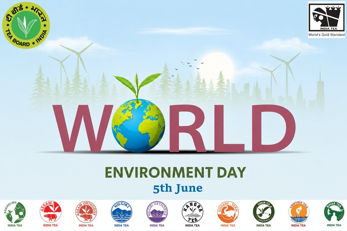 teaboardofindia's tweet photo. This #WorldEnvironmentDay, let's celebrate #IndiaTea that grows in harmony with nature.
#WorldEnvironmentDay2026 #IndianTeaLove #IndiaTeaAndMe https://t.co/n1apGxkKFO