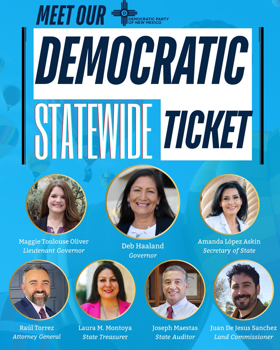 NMDEMS's tweet photo. Meet the future of New Mexico's executive branch! https://t.co/uZr8XuUEmg