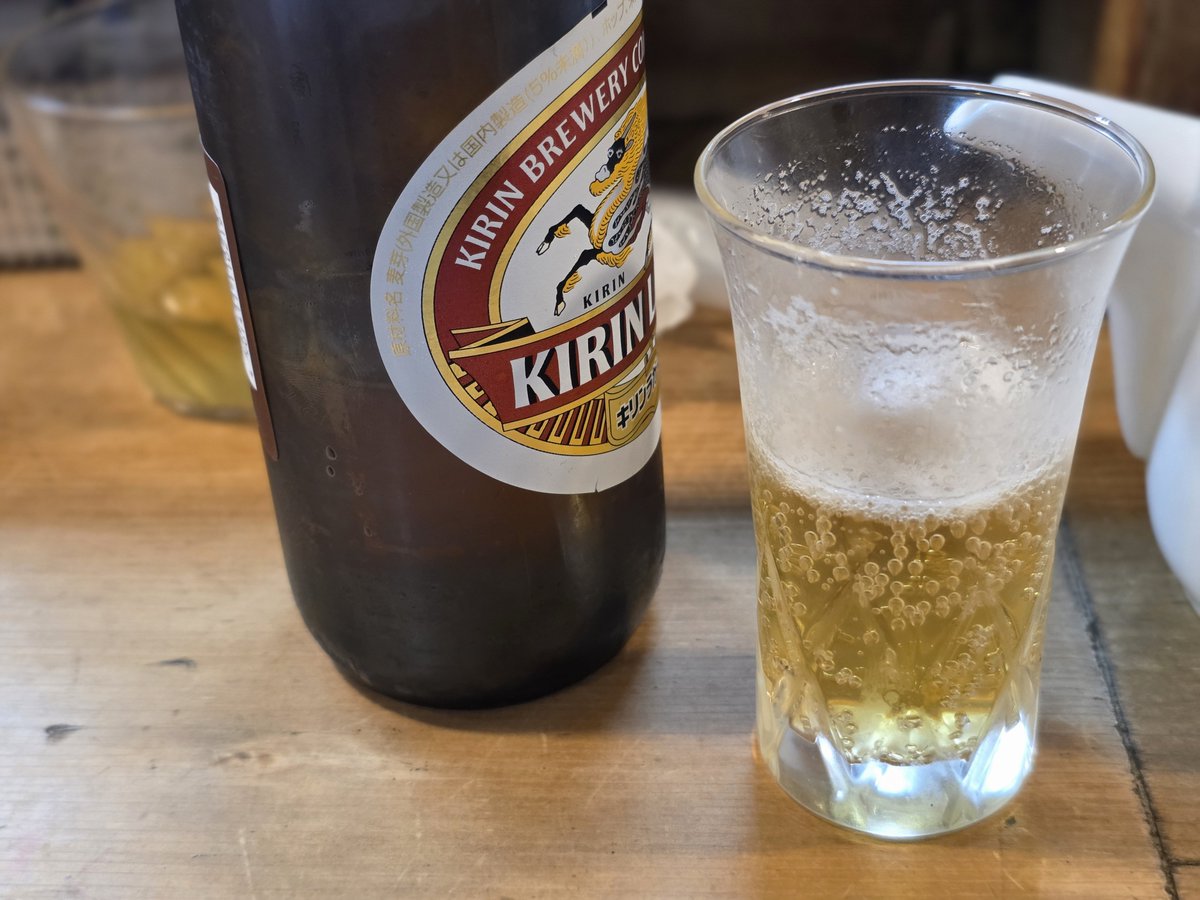 innospace's tweet photo. 瓶ビールを一つお願いします。 https://t.co/CYPPplxiof