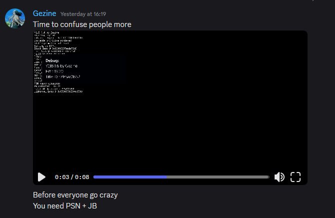 GameExplosao's tweet photo. “Chegamos num ponto curioso no cenário do PS5: o Y2JB já demonstra alcance absurdo, chegando até firmwares 13.20/13.40 em testes de userland… mas sem um KEX funcional acima da 12.70, tudo isso vira praticamente uma prova de conceito.

O maior problema está no DRM do app do YouTube nas versões mais novas. Mesmo restaurando backup, o app não executa mais livremente sem validações. Resultado? Consoles digitais acima da 12.40 acabam ficando sem uma porta real de entrada no momento.

Ou seja: não basta apenas ter o exploit do app. O cenário agora depende totalmente de um kernel exploit moderno para transformar isso em algo utilizável de verdade.

Quem tem PS5 com leitor ainda mantém esperança via BD-J. Já os digitais acima da 12.40… infelizmente a situação complica bastante.”