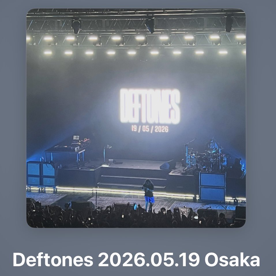 LopEaredLuke's tweet photo. Apple Music で自分で作ったプレイリスト、画像の指定って前からできたっけ？
行ったライブの写真にできて嬉しい https://t.co/ybNgTn6Xxa