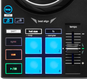 djnewsjp's tweet photo. 【新製品】Herculesよりserato対応のコントローラーINPULSE 200 MK3が登場。mk3に進化し、ステムが使いやすいように♫と🎤ボタンが追加（loopサイズのボタンと置き換え）。またSTEMSボタンもfxボタンに置き換えられています。現在Amazon限定で発売中。価格は22,800円。（水色パッドがmk2） https://t.co/aYc3sq1DRr