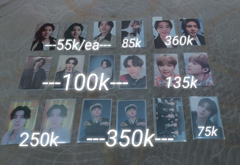 letmeknowyeahh's tweet photo. wts bts ina suga min yoongi agustd arirang jin echo dday

pob A B rapline lucky draw ld weverse withmuu original motsone samsung melet armyzone suchwita daechwita benefit movie dark n wild

exc pack &amp; adm oren
dom jakarta https://t.co/a2YCg8c7s9