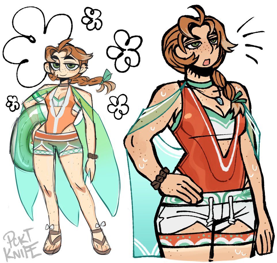 pcktknife's tweet photo. using that emre concept as a funny little excuse to draw the talon women's beach outfits yahoo! 🦭🏐 #overwatch https://t.co/oLKEzP9q5Q