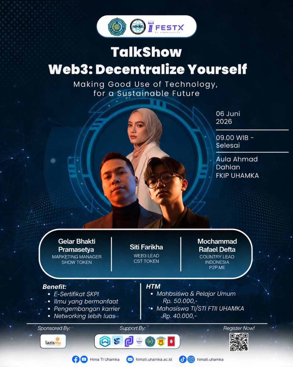 csttoken's tweet photo. 🎓 CST Goes To Campus  CST is heading to UHAMA 🚀  Learning, connecting, and growing together.
 Because sustainable growth starts with shared knowledge.

#CSTToken #CSTGoesToCampus #SustainableGrowth #RealValue https://t.co/Z1DfVzjtv1