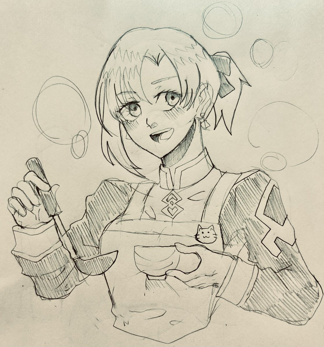 Bonkura_FGO's tweet photo. この姿のブーディカママいいよねっていう落書きです。いいよね！！！！！！！！
#FGO https://t.co/QW61iO5UM9